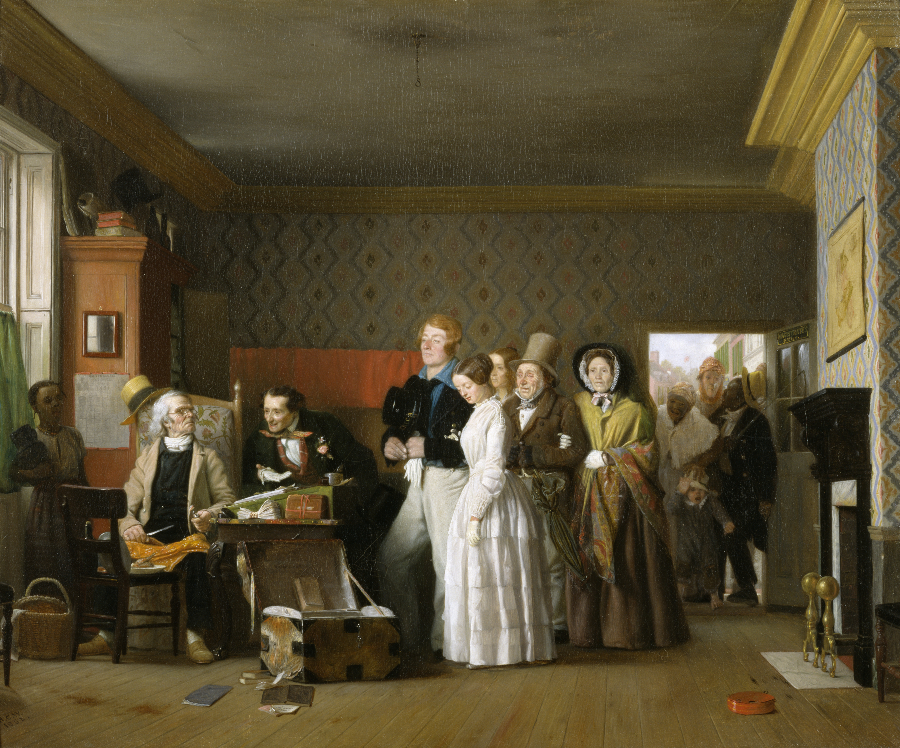 The Sailor's Wedding by  Richard Caton Woodville, 1852